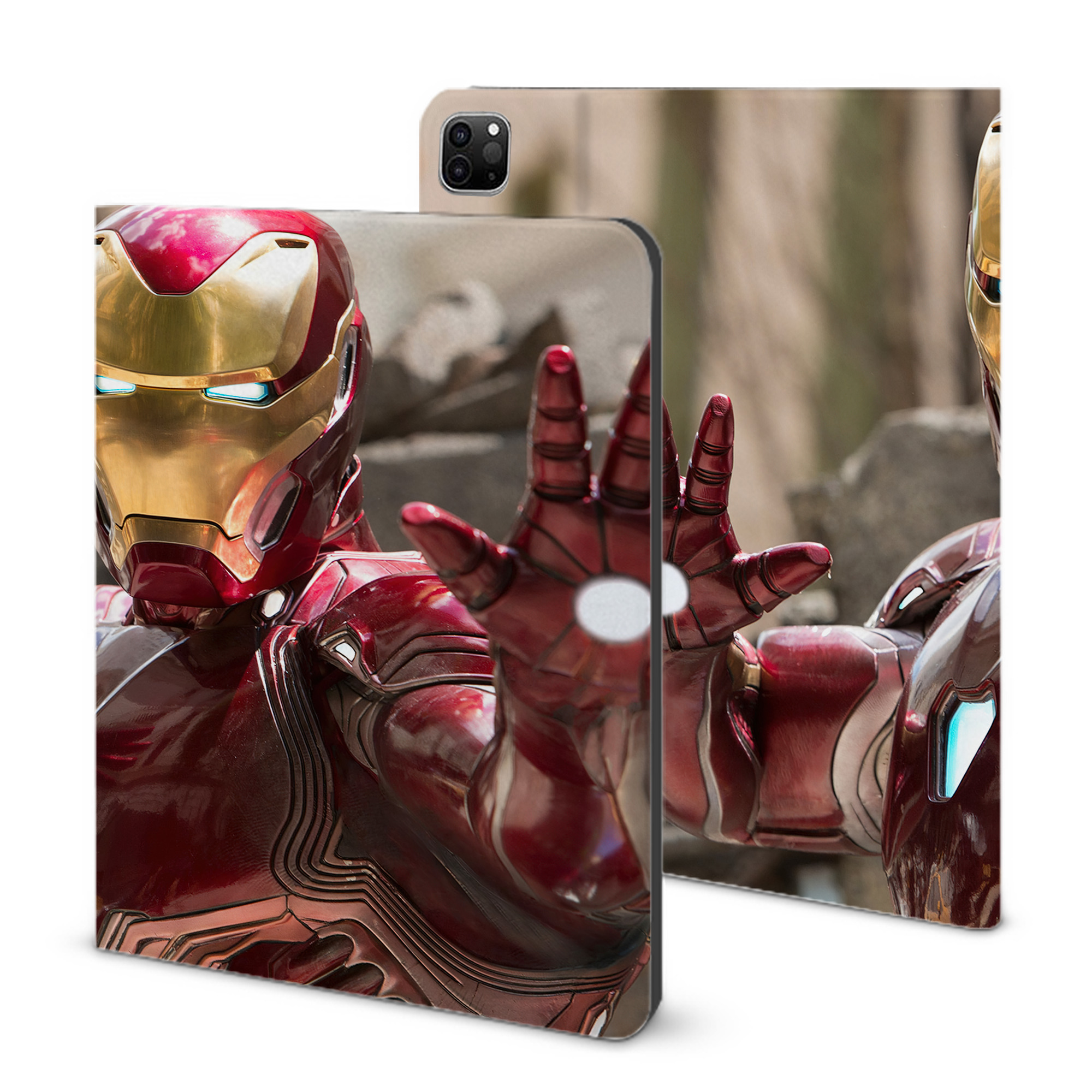 （画像用） アベンジャーズ The Avengers IPad ケース ブック型 PUレザー TPU 耐衝撃 軽量 薄型 ペン収納なし 全面保護 IPad 各モデル対応